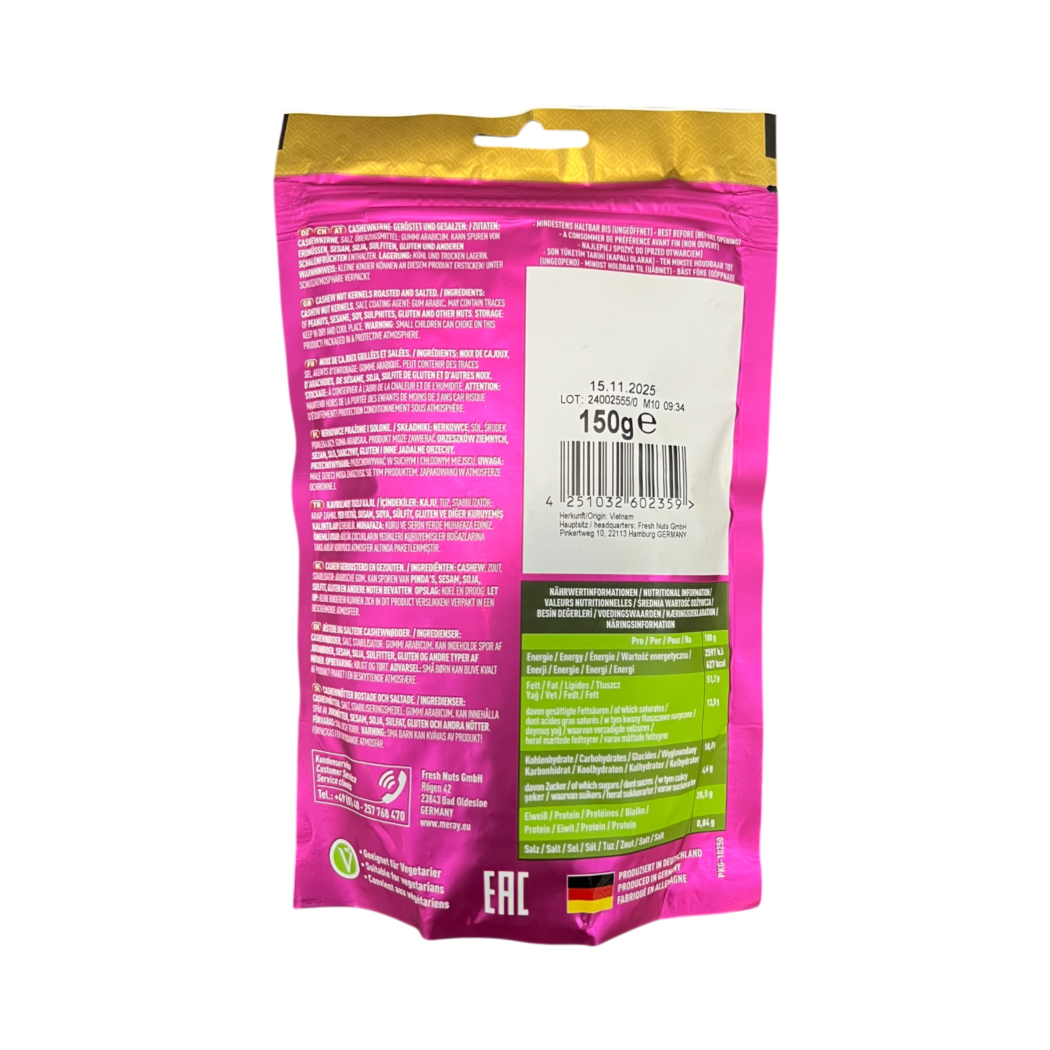 Cashewkerne Gesalzen – Bild 2