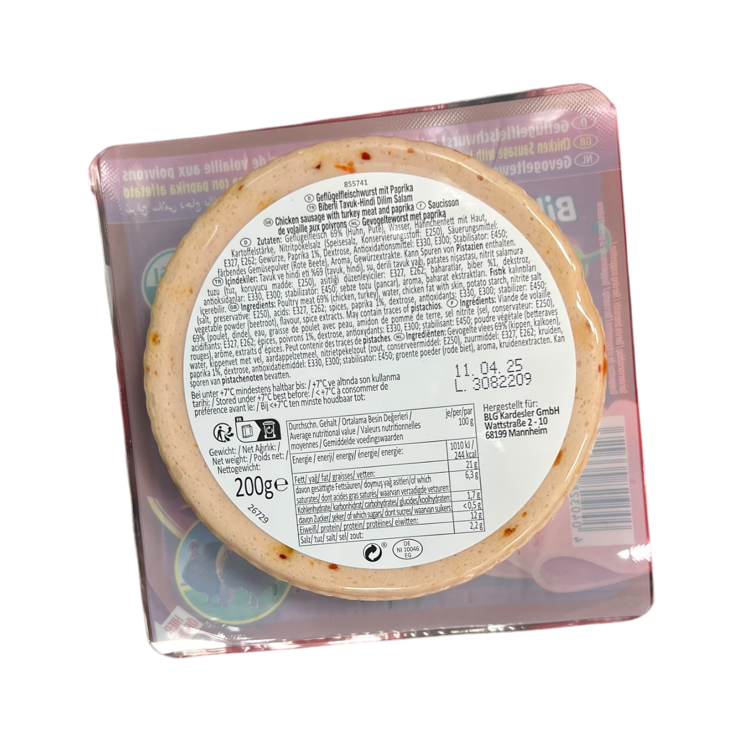 Geflügelsalami mit Paprika – Bild 2