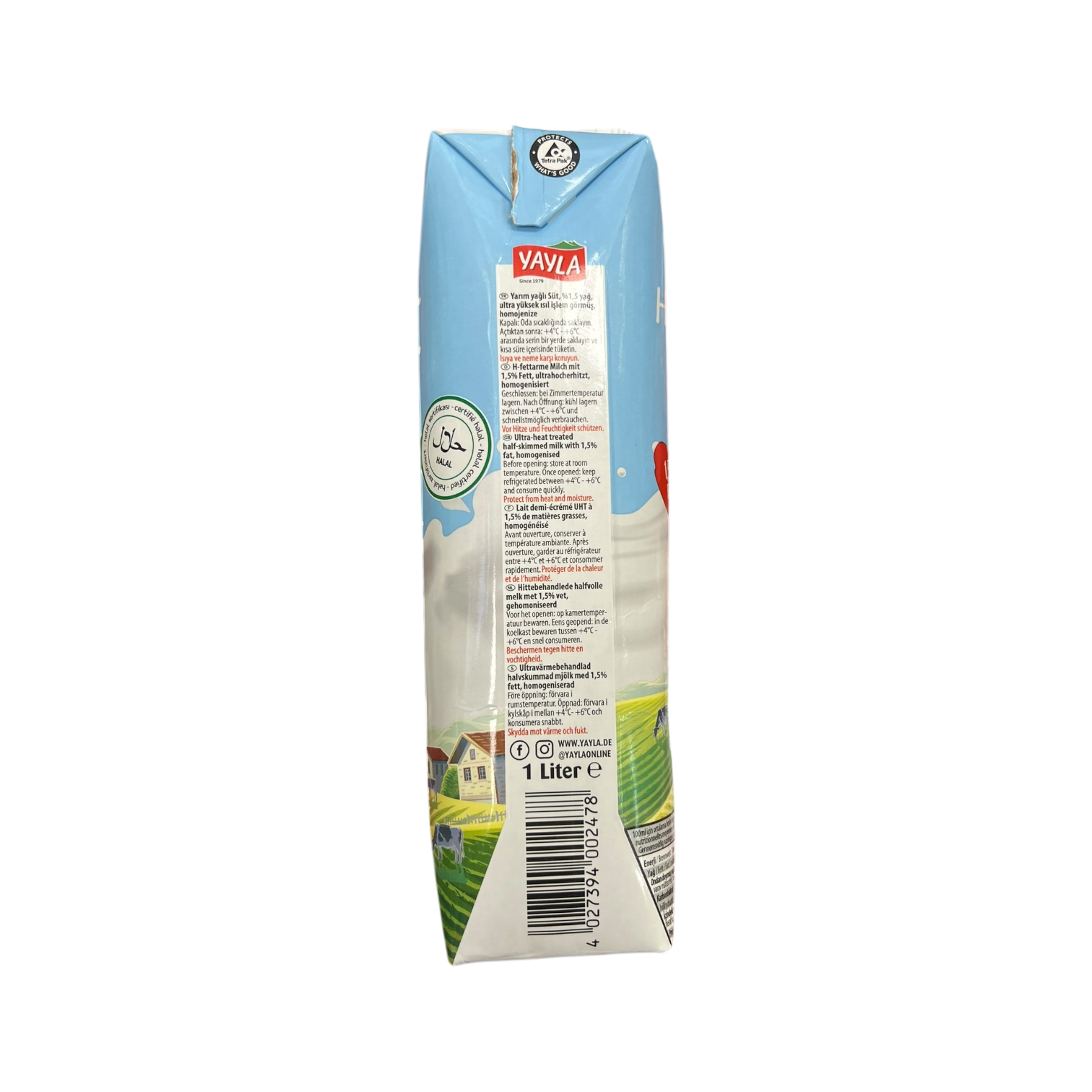 H-fettarme Milch 1,5% Fett – Bild 2