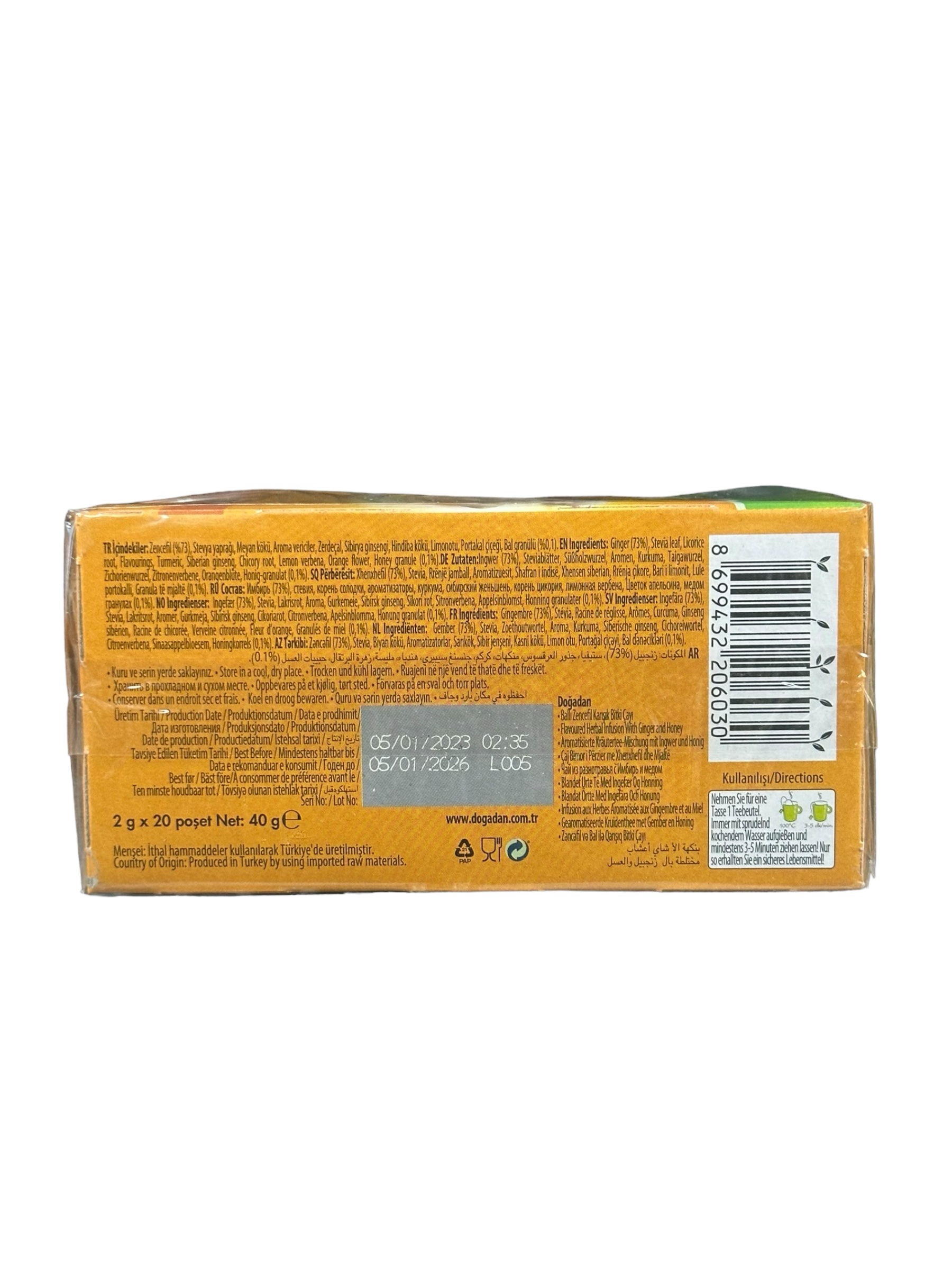 Ingwer & Honig Tee 20Beutel – Bild 2