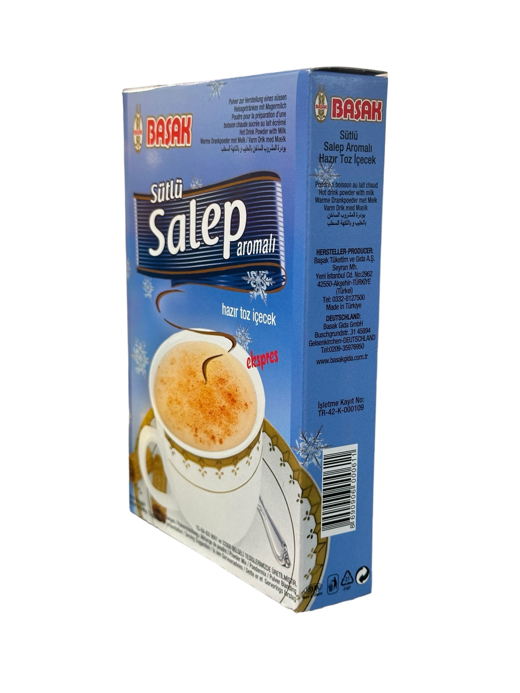 Pulvergetränk mit Milch