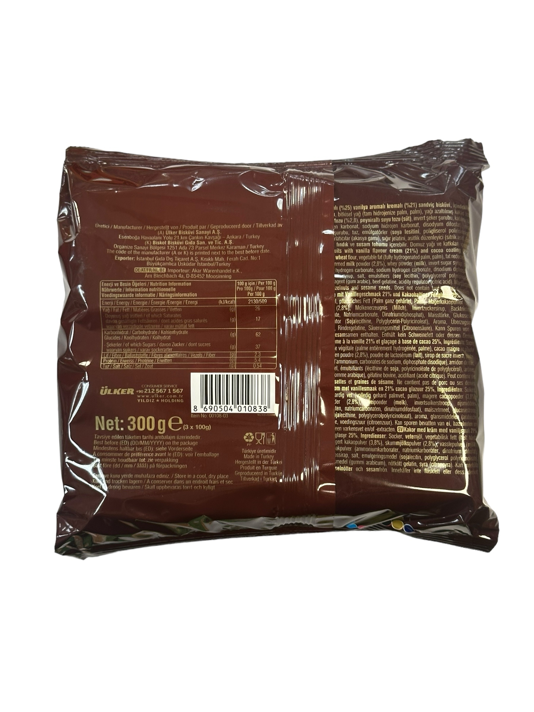 Schokokeks mit Vanillecreme – Bild 2