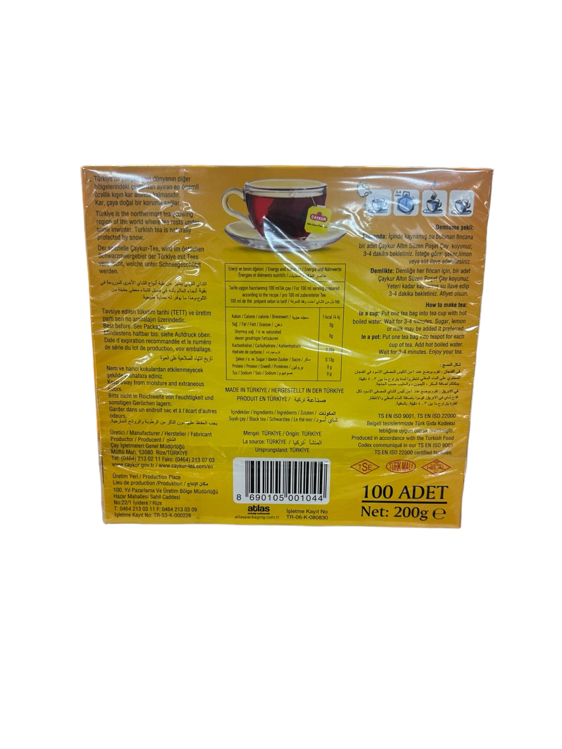Schwarzer Tee 100Beutel – Bild 3