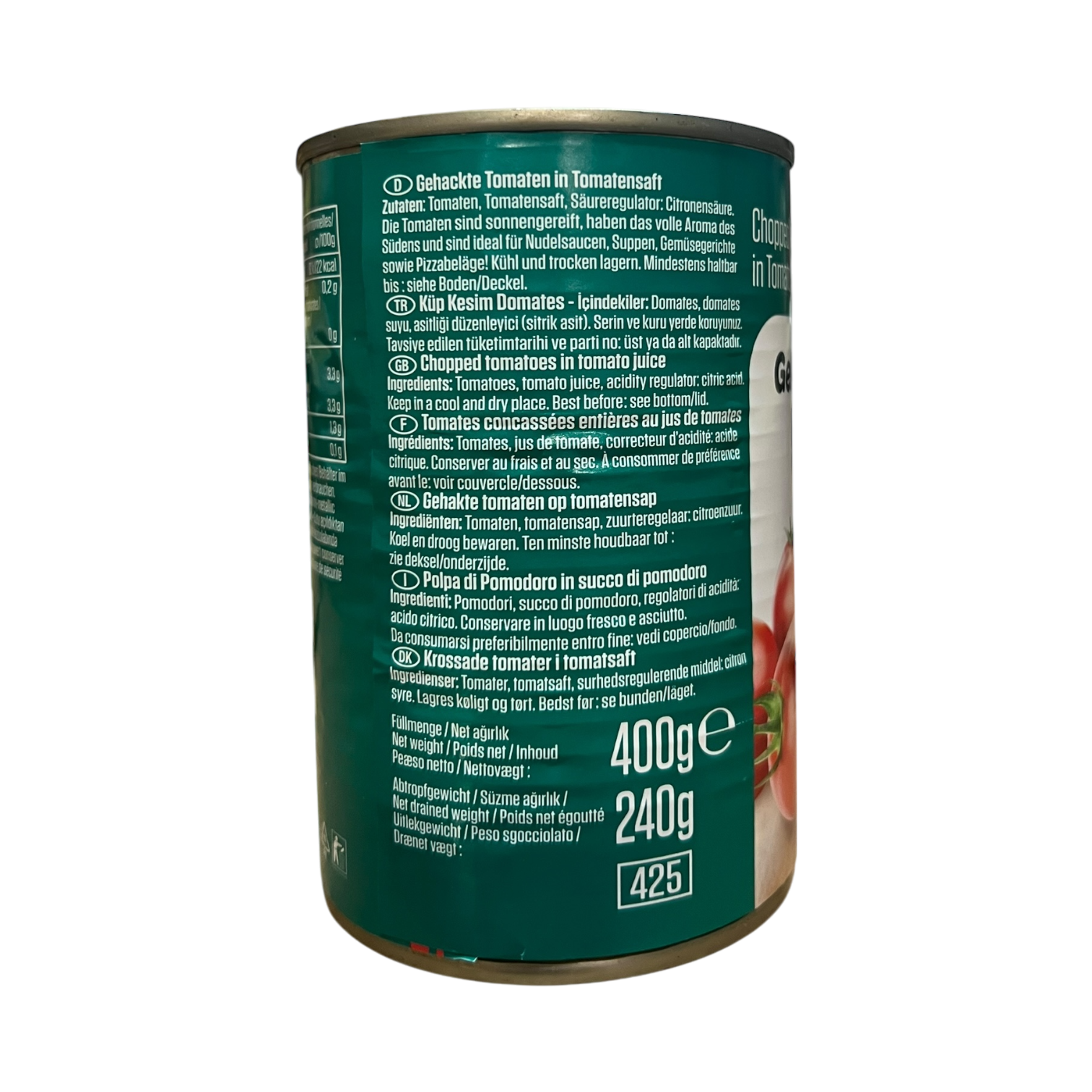 Gehackte Tomaten Dose – Bild 3