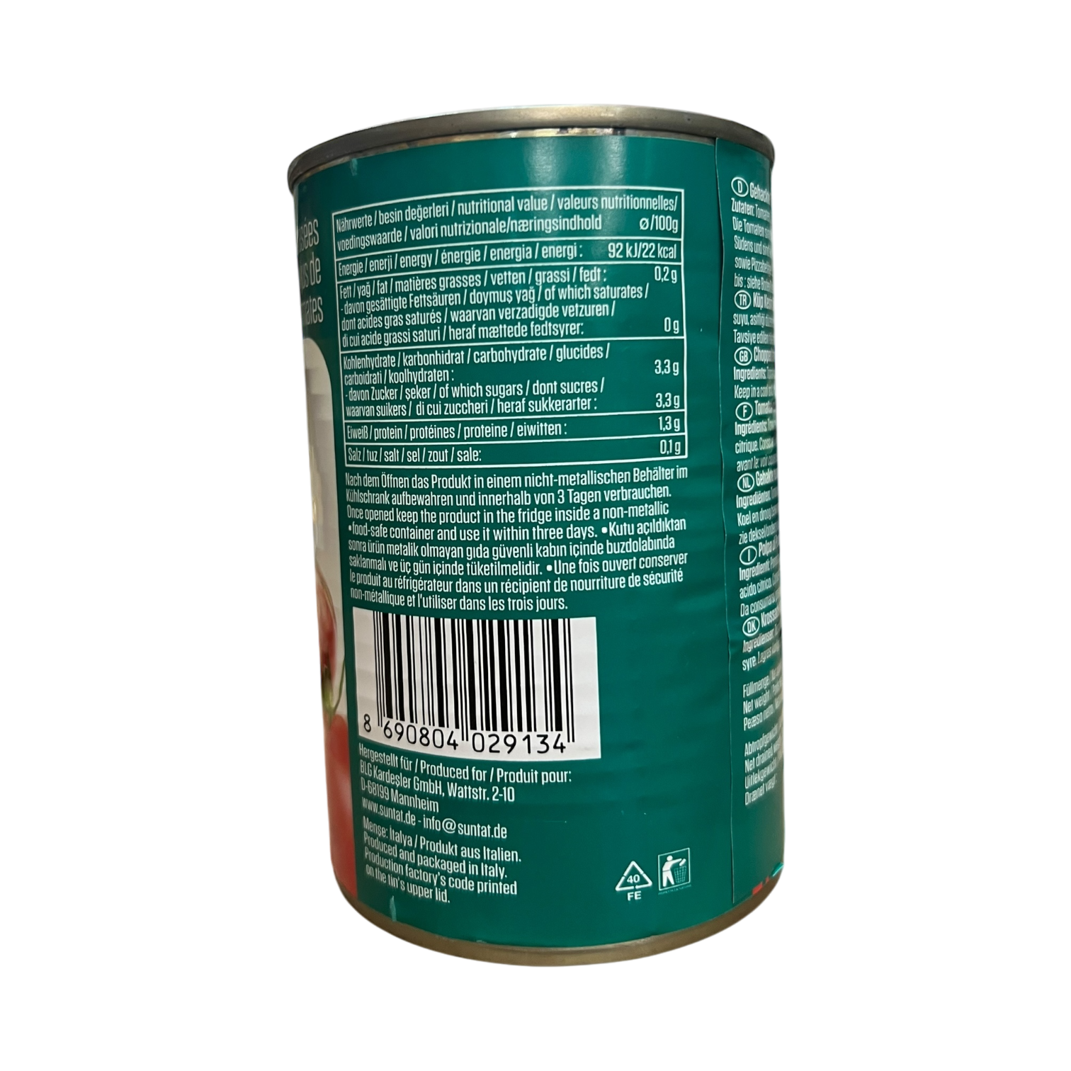 Gehackte Tomaten Dose – Bild 2