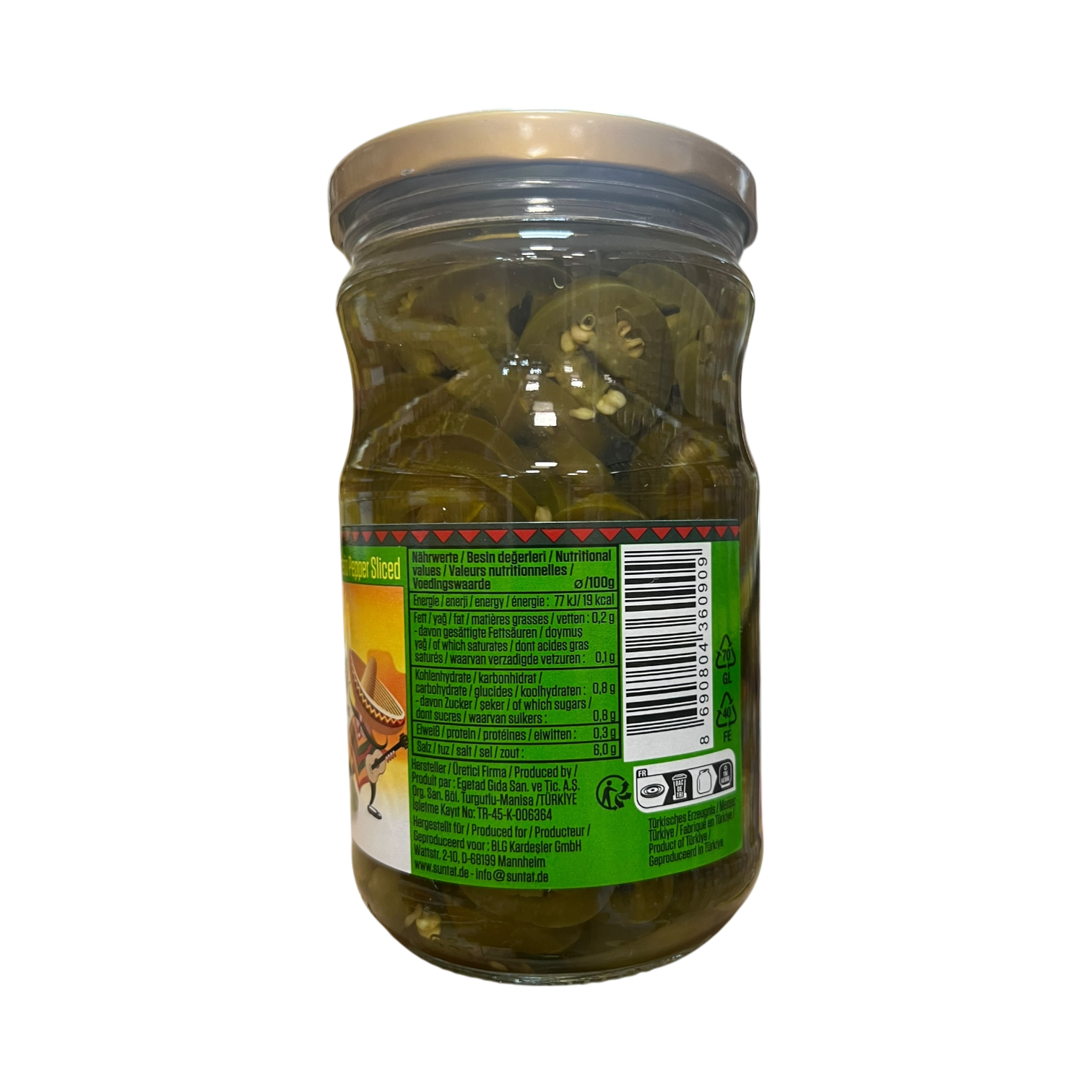 Jalapeño in Scheiben – Bild 2