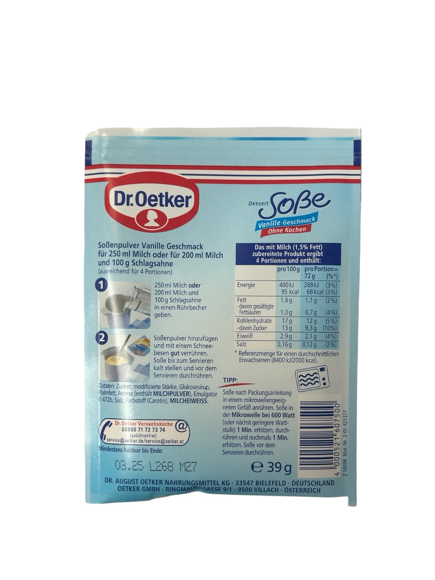 Dessert Soße Vanille ohne kochen – Bild 2